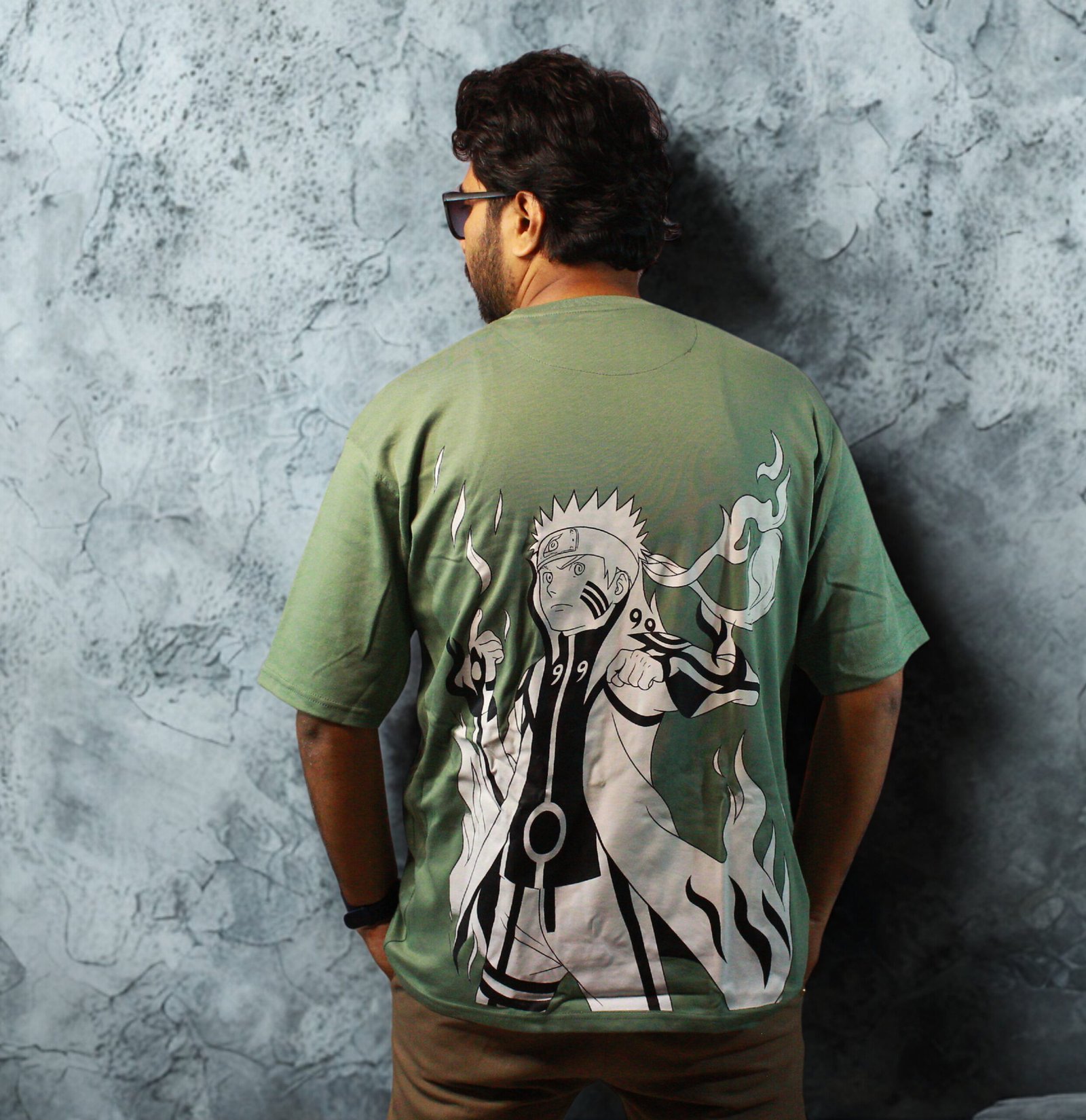 Trails Naruto Oversized Cotton T-Shirt