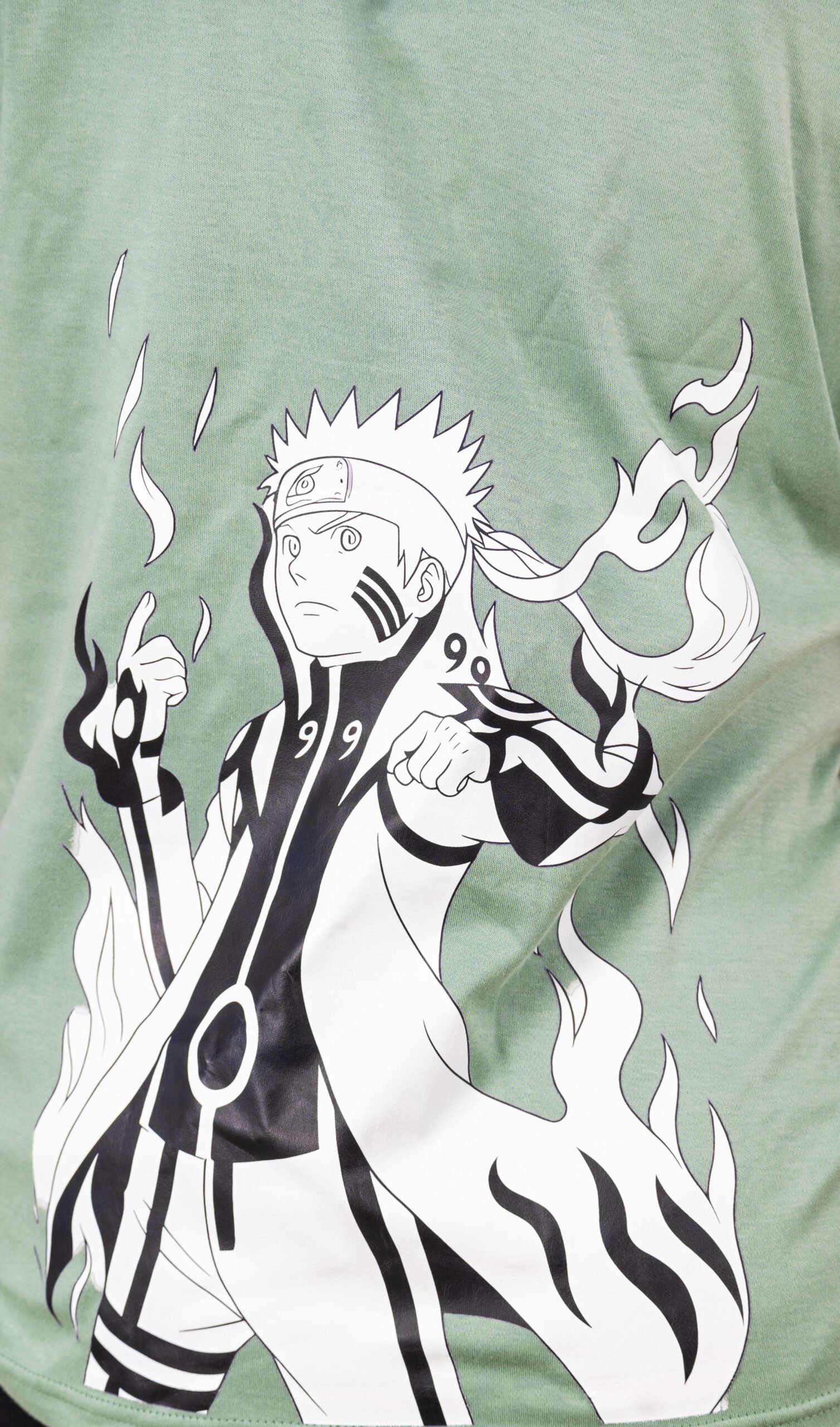 Trails Naruto Oversized Cotton T-Shirt - Image 2
