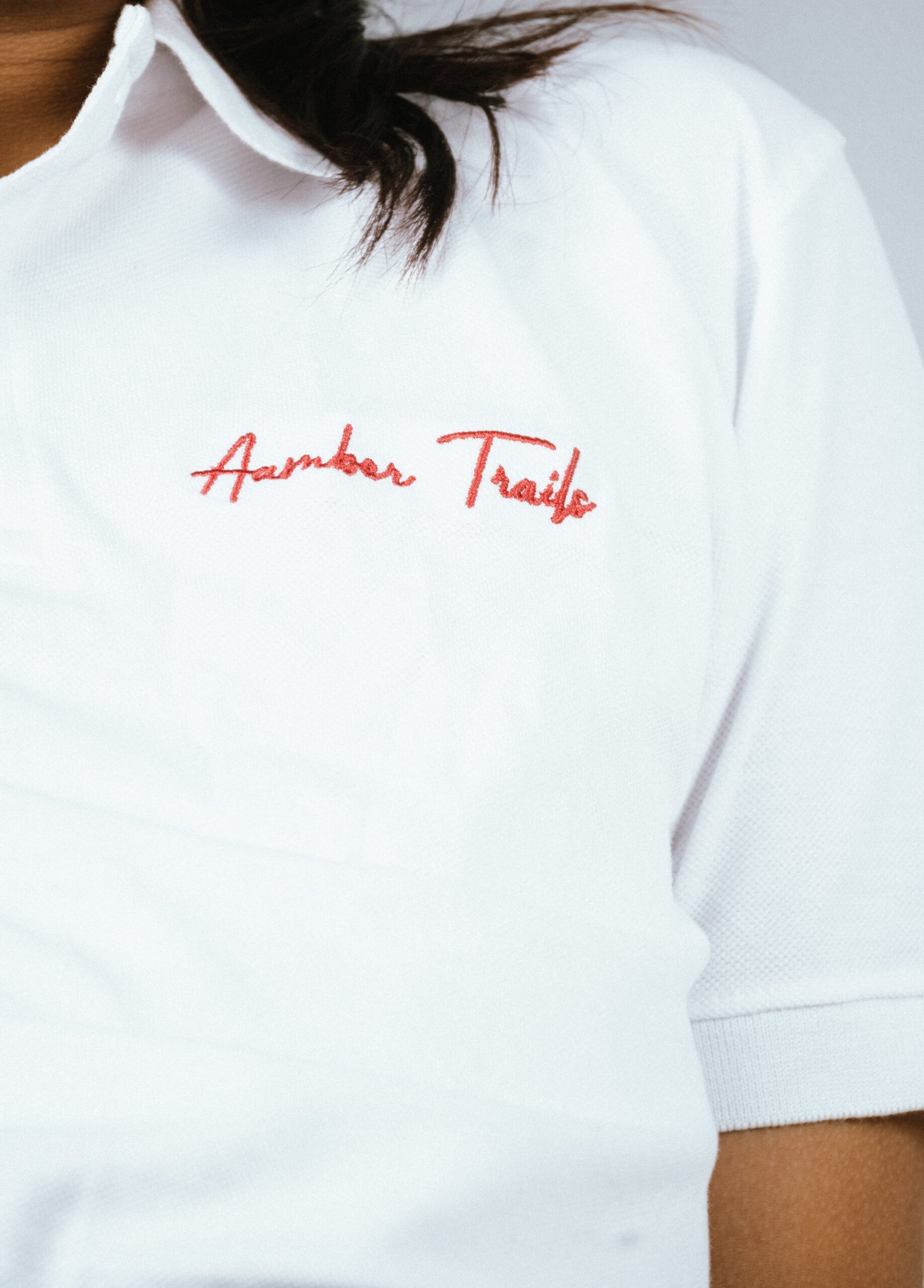 Trails Timeless White Polo Cotton T-Shirt - Image 4