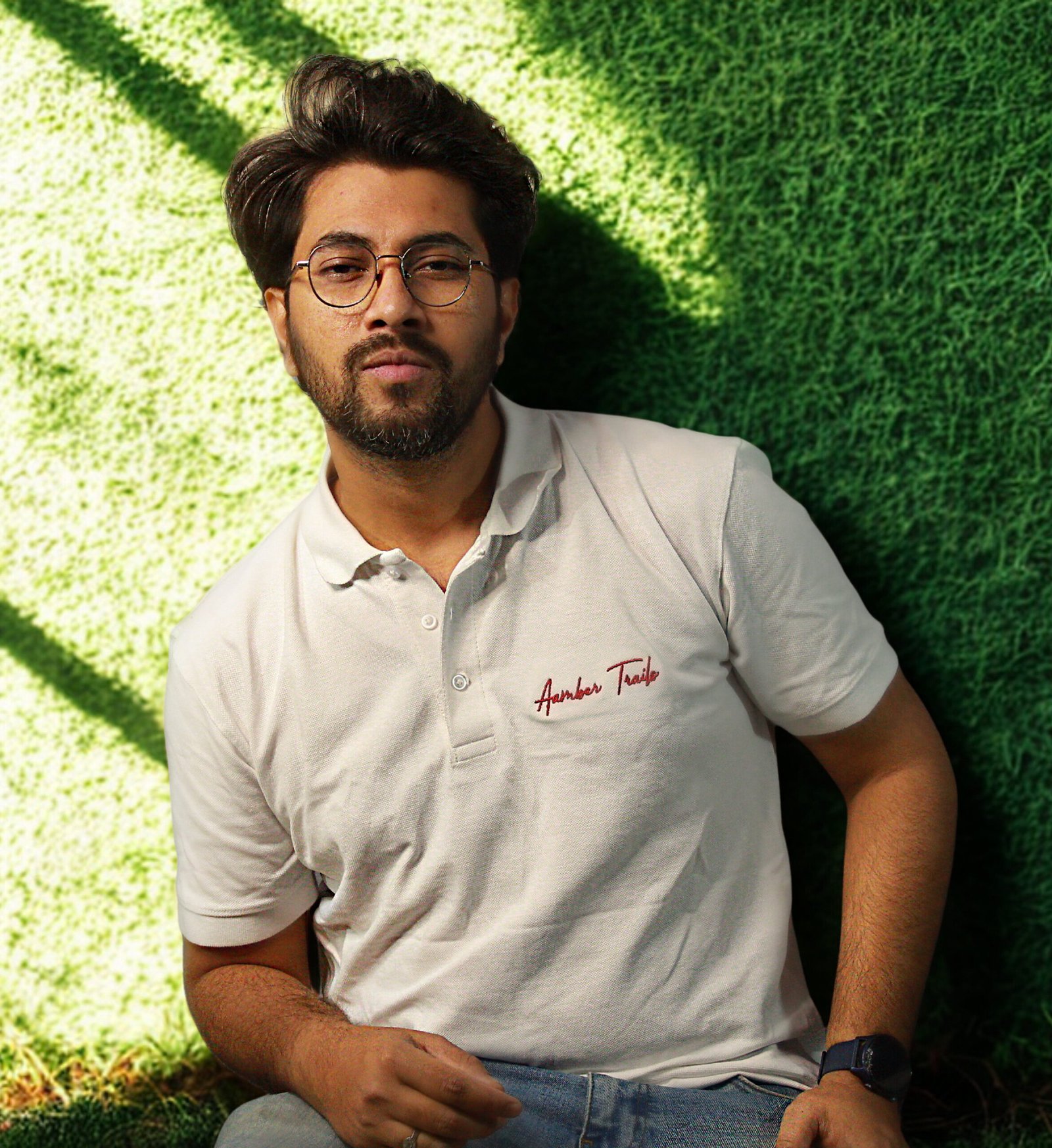 Trails Timeless White Polo Cotton T-Shirt - Image 3