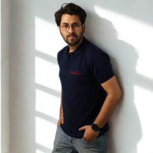 Trails Classic Blue Polo Cotton T-Shirt