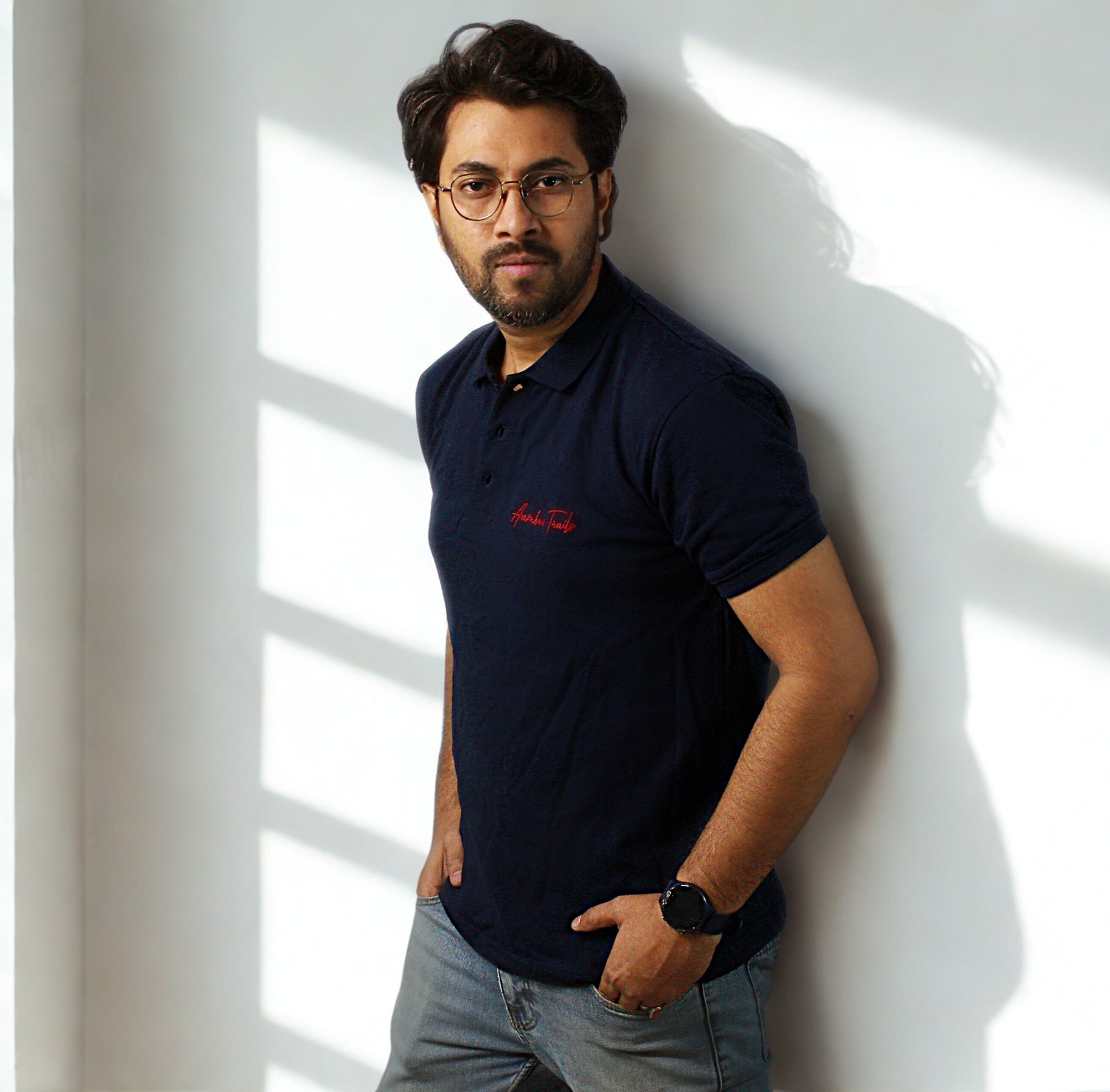 Trails Classic Blue Polo Cotton T-Shirt