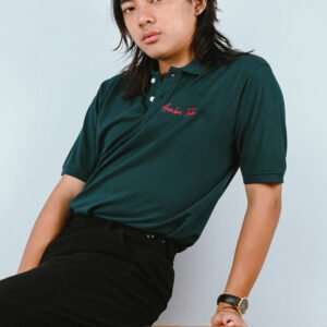 Trails Midnight Petrol Blue Polo Cotton T-Shirt