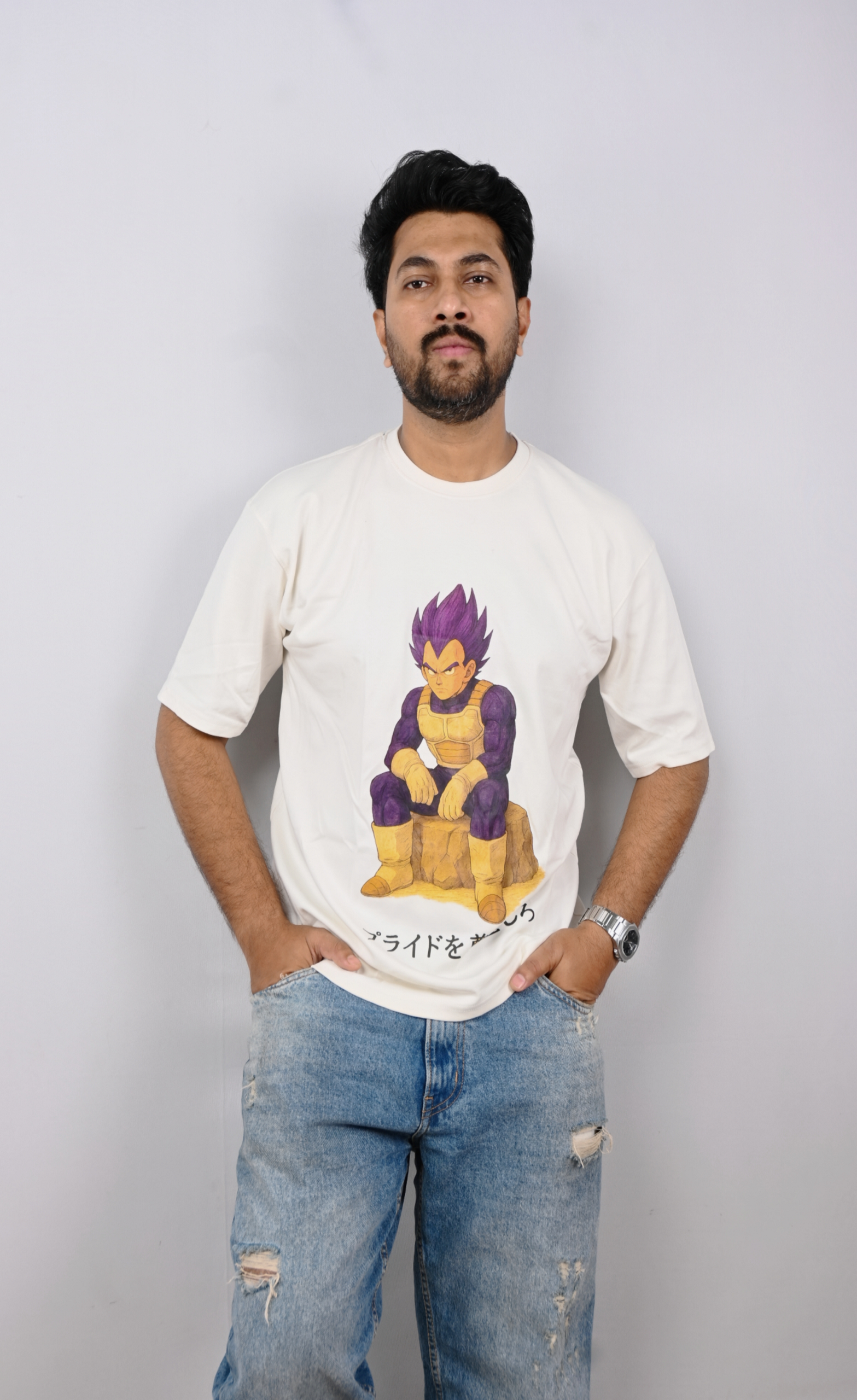 Vegeta Oversized T-Shirt - Image 2