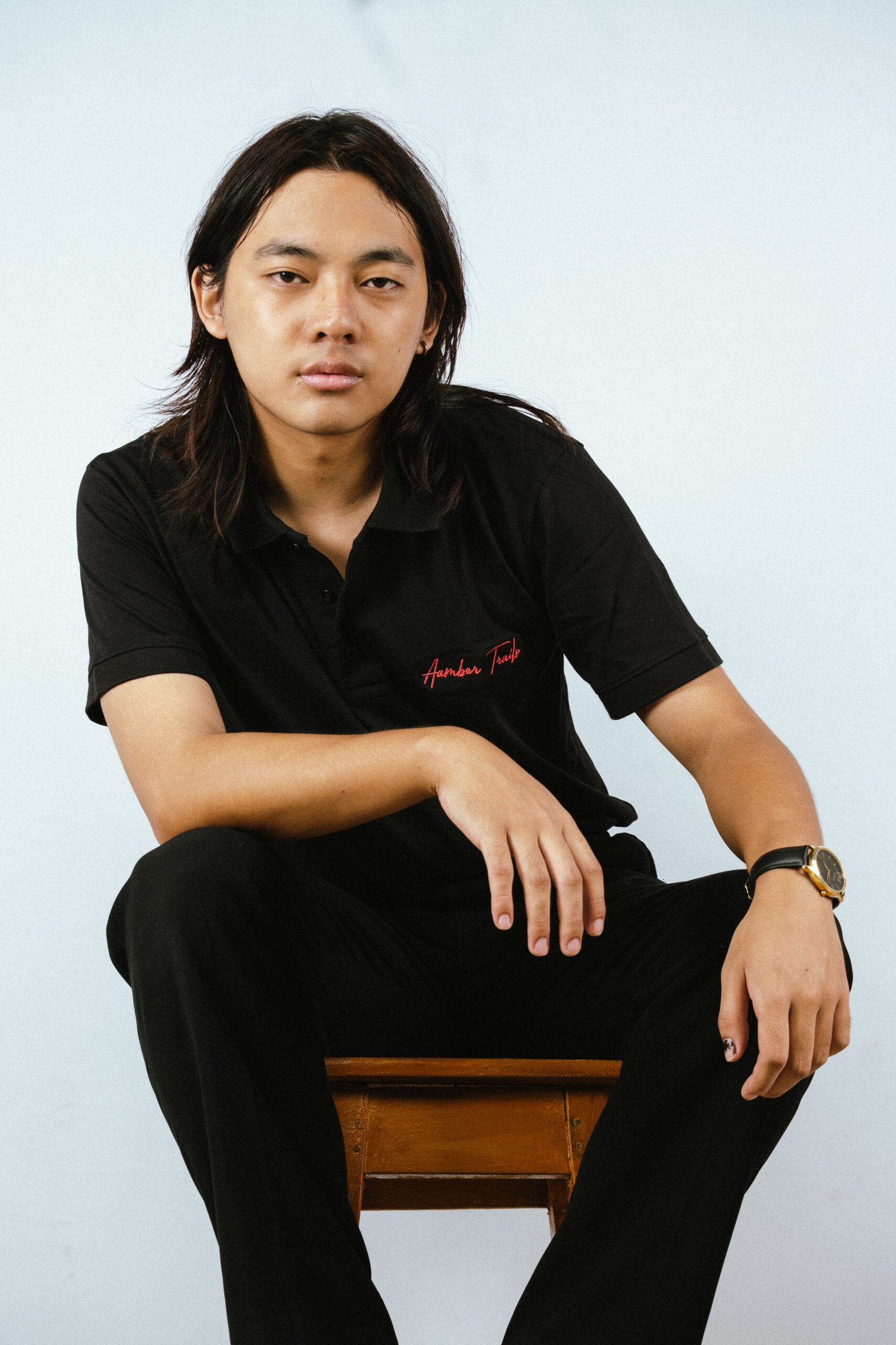 Trails Classic Black Polo Cotton T-Shirt - Image 4